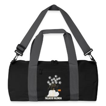 Feux d’artifice de Fallas de Valencia - Sac de sport recyclé - noir/gris graphite - Devant
