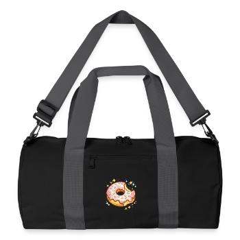 Donut Funkel Sprinkles - Recycelte Duffel Bag - Schwarz/Graphitgrau - Vorne