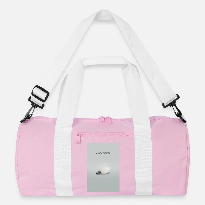 Crack The Idea Creative Thinking Poster Recycled Duffel Bag