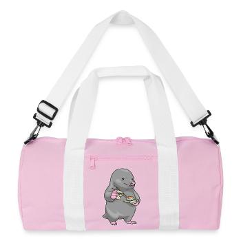 Mole Sushi - Sac de sport recyclé - rose/blanc - Devant