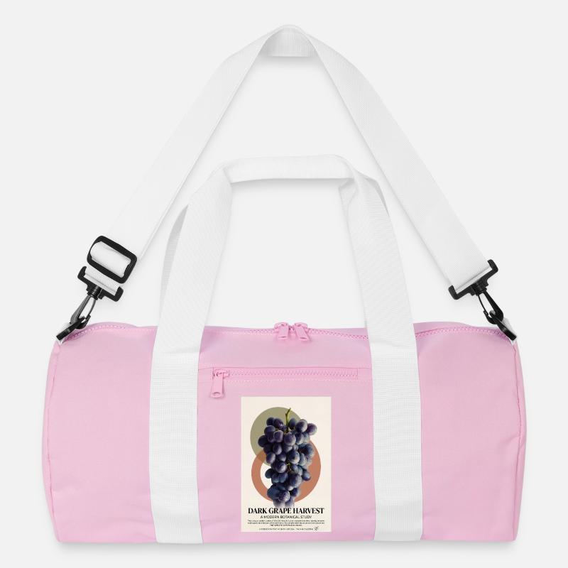 Dunkle Traubenernte Recycelte Duffel Bag