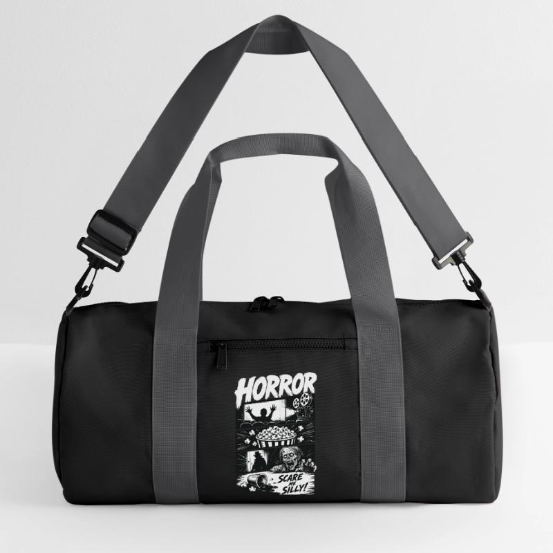 Horror Popcorn Comic Style Sac de sport recyclé