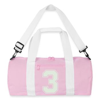 3 - Recycled Duffel Bag - pink/white - Front
