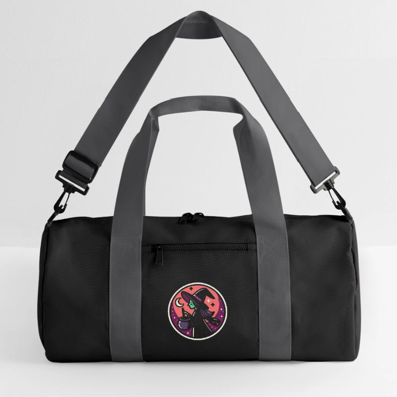 Witch Comic Recycled Duffel Bag