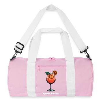 Sprizz s’il vous plaît! - Sac de sport recyclé - rose/blanc - Devant
