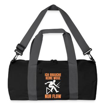 Parkour Jump - Design urbain dynamique - Sac de sport recyclé - noir/gris graphite - Devant