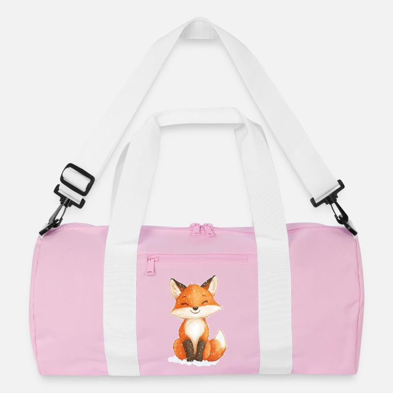 Fuchs Wintermotiv Recycelte Duffel Bag