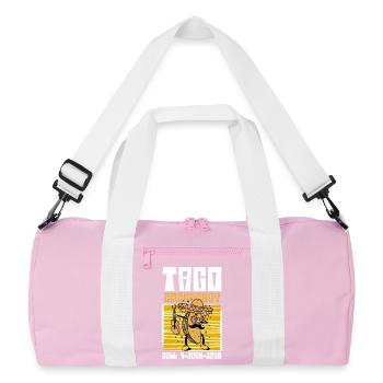 Taco Energy Fiesta - Recycled Duffel Bag - pink/white - Front