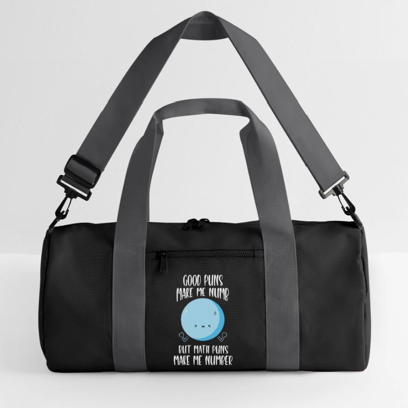 Math Math Teacher Saying Math Teacher Funny Recycled Duffel Bag