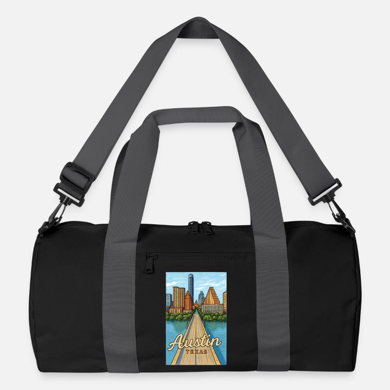 Austin Texas Recycelte Duffel Bag