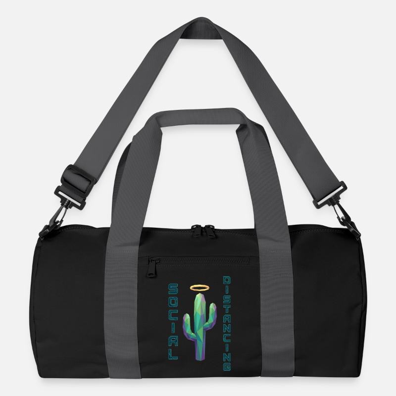 Social Distancing Kaktus Recycelte Duffel Bag