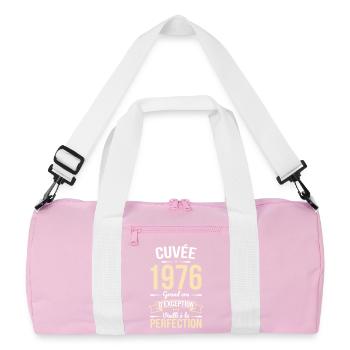 1976 – Aged to perfection - Recycled Duffel Bag - pink/white - Front