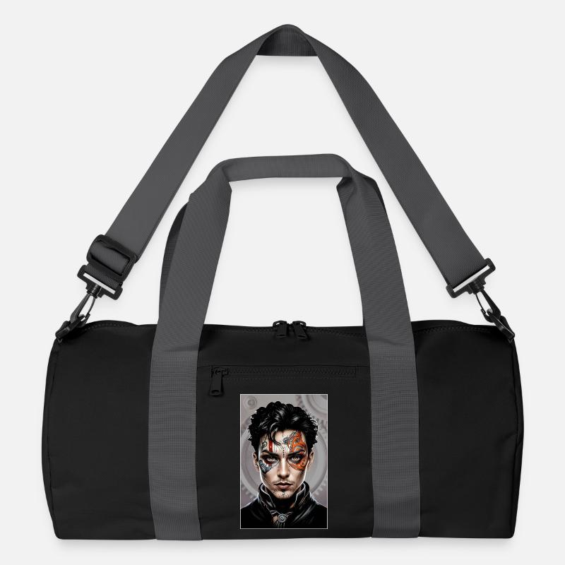 Steampunk Boy 05 Recycelte Duffel Bag