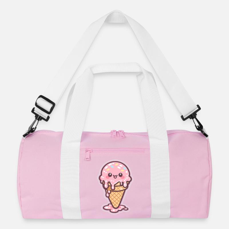 Kawaii Eiscreme mit Sprinkles Recycelte Duffel Bag