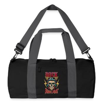 Ride - Recycled Duffel Bag - black/graphite grey - Front