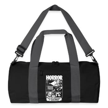 Horror Cursed Movie Taste - Recycled Duffel Bag - black/graphite grey - Front