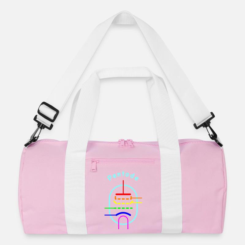 Regenbogen Pentode - Vakuumröhren-Symbol Recycelte Duffel Bag