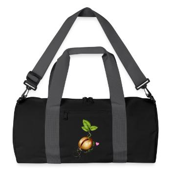 germinating - gardening with love - Recycled Duffel Bag - black/graphite grey - Front