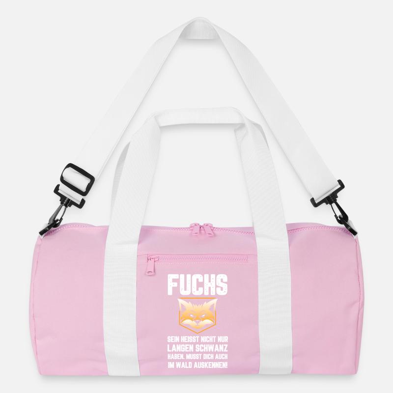 Fuchs Lustiger witziges Spruch Recycelte Duffel Bag