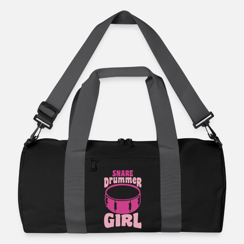 Girl drummer Recycled Duffel Bag