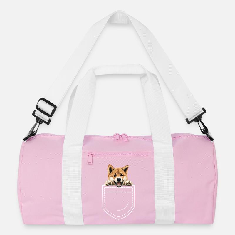 Hund Akita Recycelte Duffel Bag