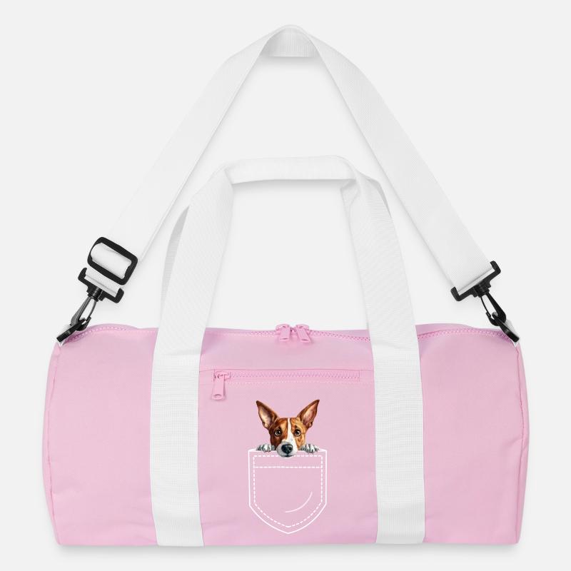 Hund Basenji Recycelte Duffel Bag
