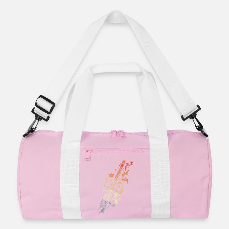 Flûte Graphique Style Rétro Sac de sport recyclé