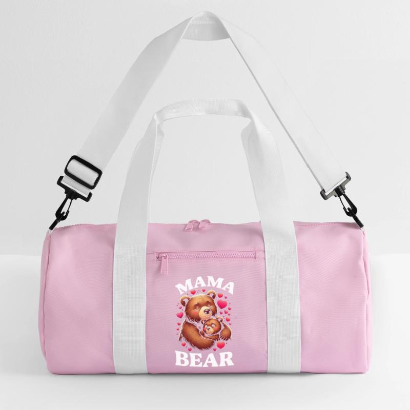 Mama Bär Muttertag Mutter Elternteil Mama Bear Recycelte Duffel Bag