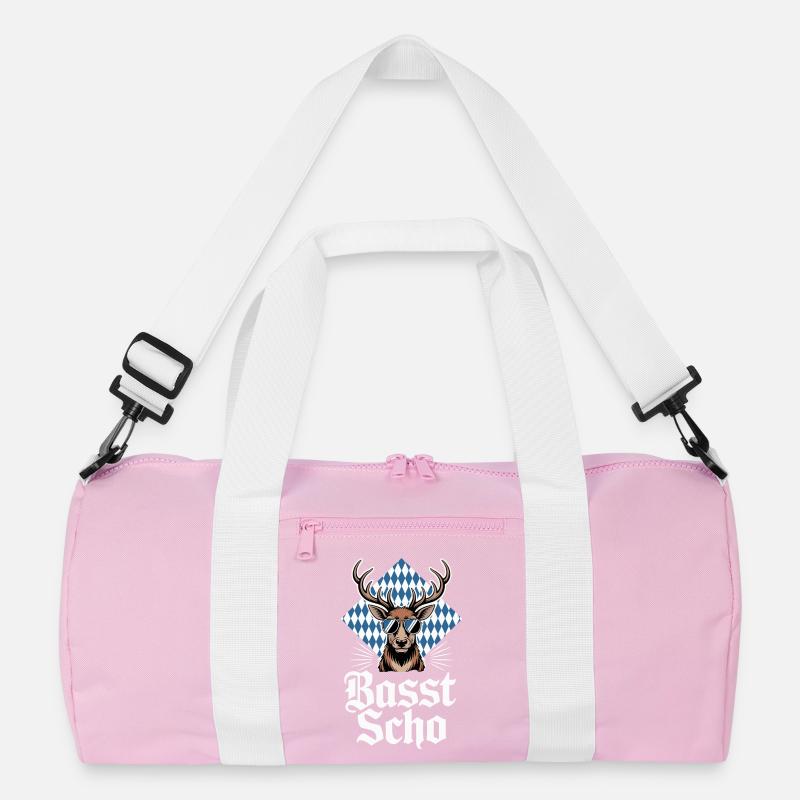 Elch Bayerischer Hirsch Sonnenbrille Basst Scho Recycelte Duffel Bag