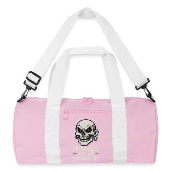 Piercing Addict Body Mod Enthusiast - Sac de sport recyclé - rose/blanc - Devant