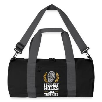 Piercing Addict Body Mod Enthusiast - Recycled Duffel Bag - black/graphite grey - Front