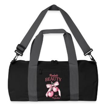 Vitamines dans les cerises Fruit Love Cerises acides - Sac de sport recyclé - noir/gris graphite - Devant