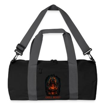 Grill Beast - Recycled Duffel Bag - black/graphite grey - Front