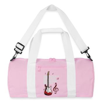 La musique facilite tout - Sac de sport recyclé - rose/blanc - Devant
