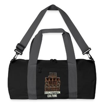 Culture Soundsystem - Sac de sport recyclé - noir/gris graphite - Devant
