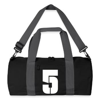 5 - Recycled Duffel Bag - black/graphite grey - Front
