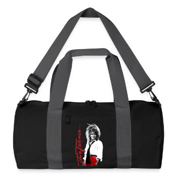Tina Turner Photography With Signature - Recycled Duffel Bag - black/graphite grey - Front