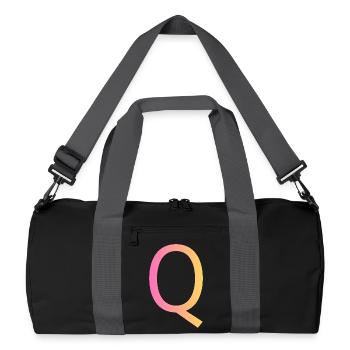 Q - Recycled Duffel Bag - black/graphite grey - Front