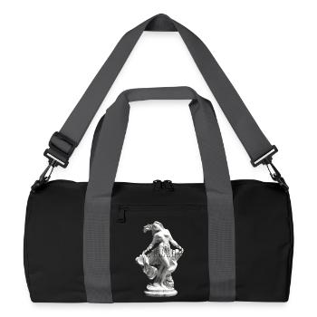 Marble Sculpture Dance Pose - Recycled Duffel Bag - black/graphite grey - Front