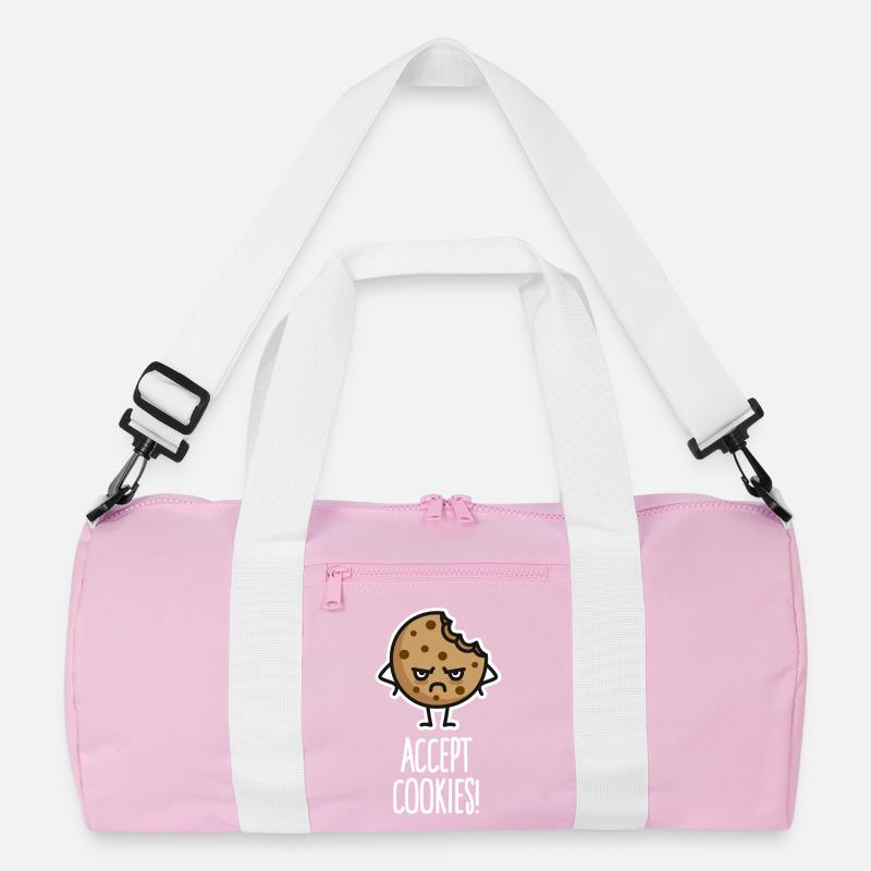 Funny programmers Woke, Accept Cookies, Cookies Recycled Duffel Bag