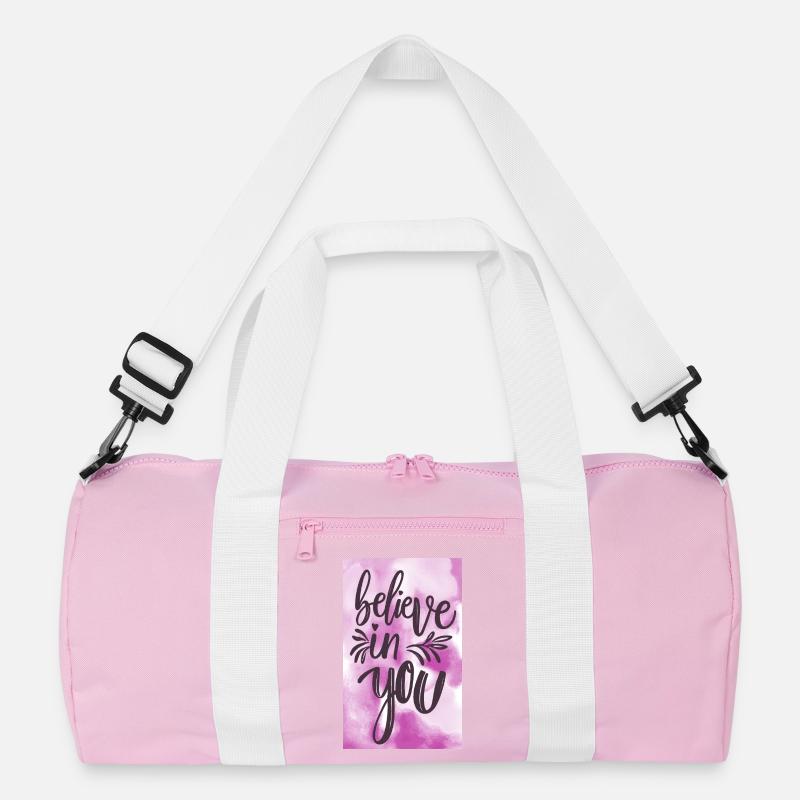 Glaube an dich! Recycelte Duffel Bag