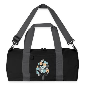 Tree - Recycled Duffel Bag - black/graphite grey - Front