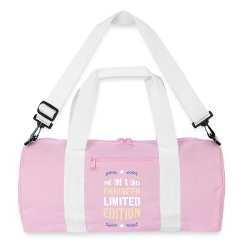 Einziger Ingenieur Limitierte Edition - Recycelte Duffel Bag - Rosa/Weiß - Vorne