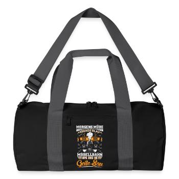 Model Railway Model Railway - Recycled Duffel Bag - black/graphite grey - Front