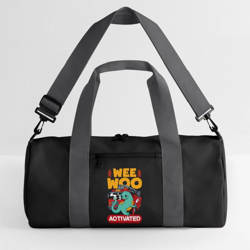 Wee Woo Squad Fire Tiny Firefighter Recycled Duffel Bag