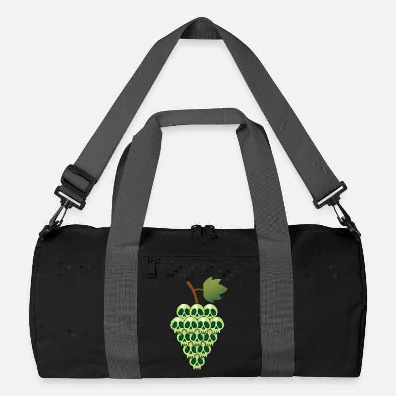 Grape skulls Recycled Duffel Bag