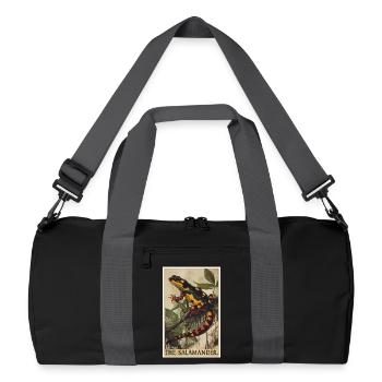 Fire Salamander Salamander - Recycled Duffel Bag - black/graphite grey - Front