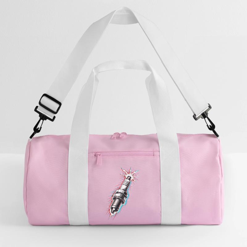 Spark Plug Engine Mechanic Tool Design Recycled Duffel Bag