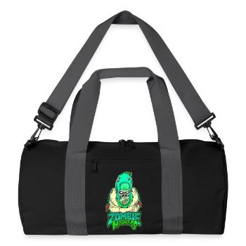 Zombie Gorilla - Recycelte Duffel Bag - Schwarz/Graphitgrau - Vorne