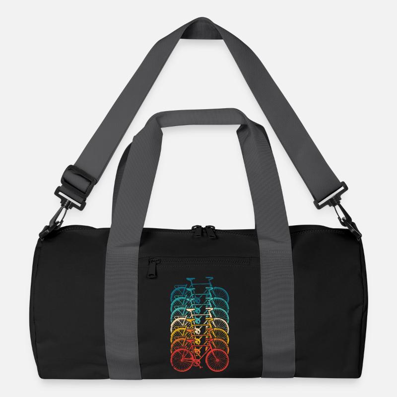 Rainbow Bike Stack Steigung Recycelte Duffel Bag